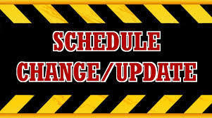 schedule change/update 