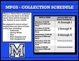 Collection/Return Reminder for Next Week