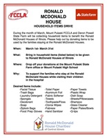MPHS FCCLA and State Farm Hold Household Items Drive for Ronald McDonald House