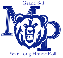 Year Long Honor Roll - Grades 6 through 8