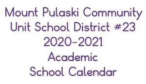2020-2021 School Calendar