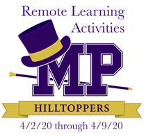 HS Remote Learning Activities - 4/2 through 4/9